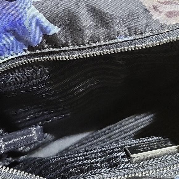 Prada Nylon Tessuto Floral Satchel/Crossbody - Picture 5 of 7